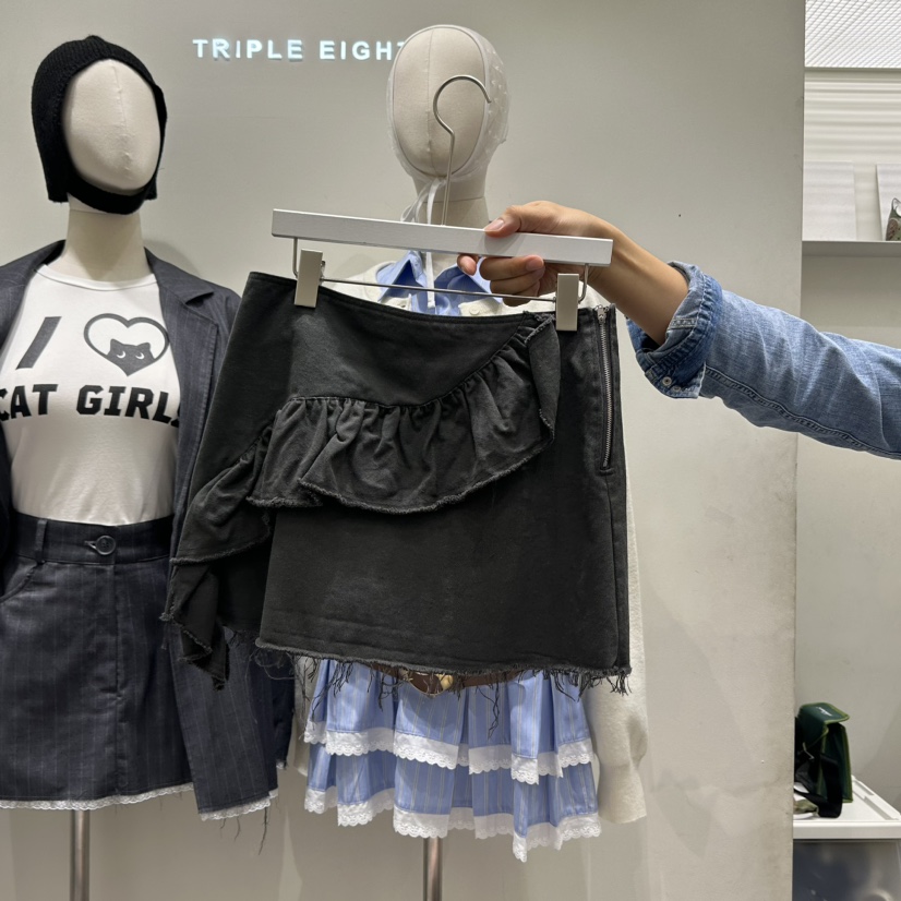 VINTAGE888/TRIPLE EIGHT韓國直郵東大門實拍女裝新品職業短裙VINTAGE888/TRIPLE EIGHT短裙