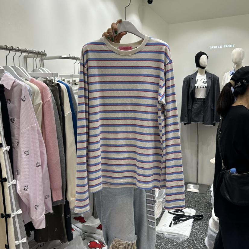 VINTAGE888/TRIPLE EIGHT韓國直郵女裝新款推薦24秋冬T恤VINTAGE888/TRIPLE EIGHTT恤