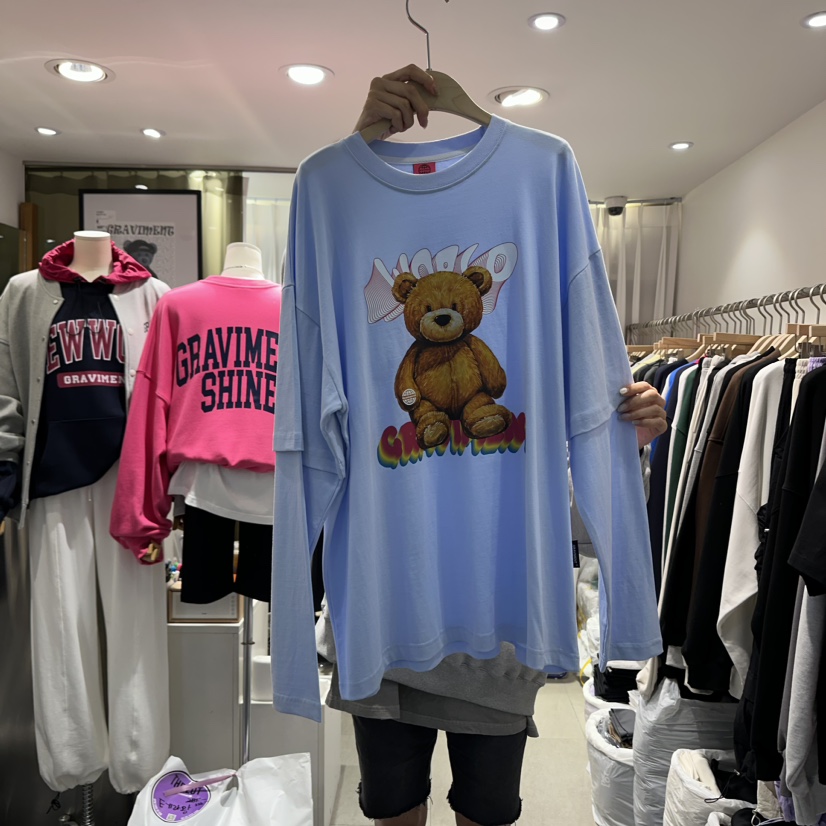THE LOT/ LOT韓國直郵東大門實拍女裝新款熱賣休閑長袖T恤THE LOT/ LOT長袖T恤圖色2