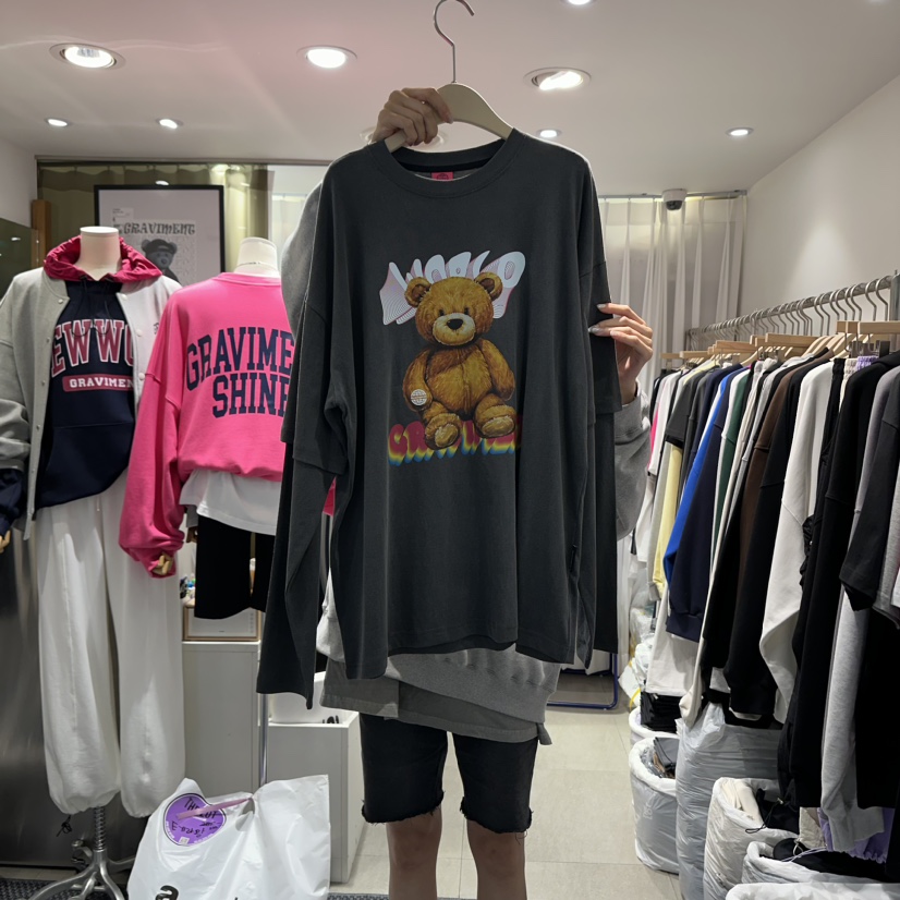 THE LOT/ LOT韓國直郵東大門實拍女裝新款熱賣休閑長袖T恤THE LOT/ LOT長袖T恤圖色3