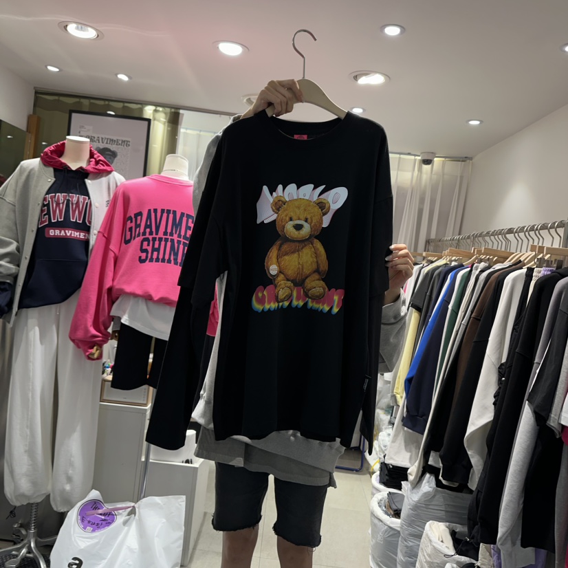 THE LOT/ LOT韓國直郵東大門實拍女裝新款熱賣休閑長袖T恤THE LOT/ LOT長袖T恤圖色4