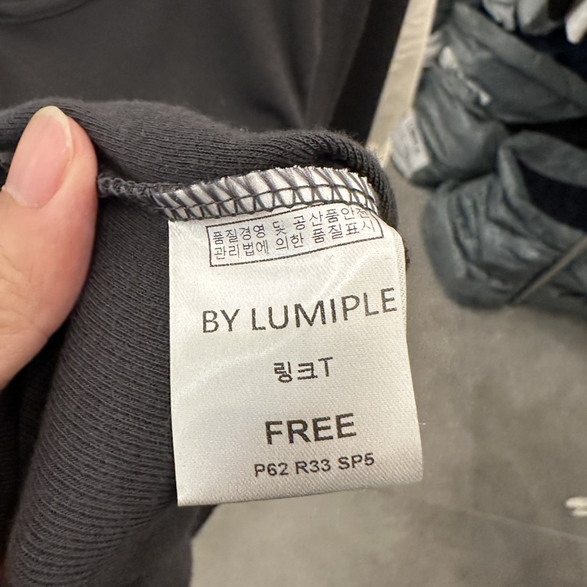 LUMIPLE直郵韓國代購女裝新品熱賣時尚職業真品推薦長袖T恤LUMIPLE長袖T恤