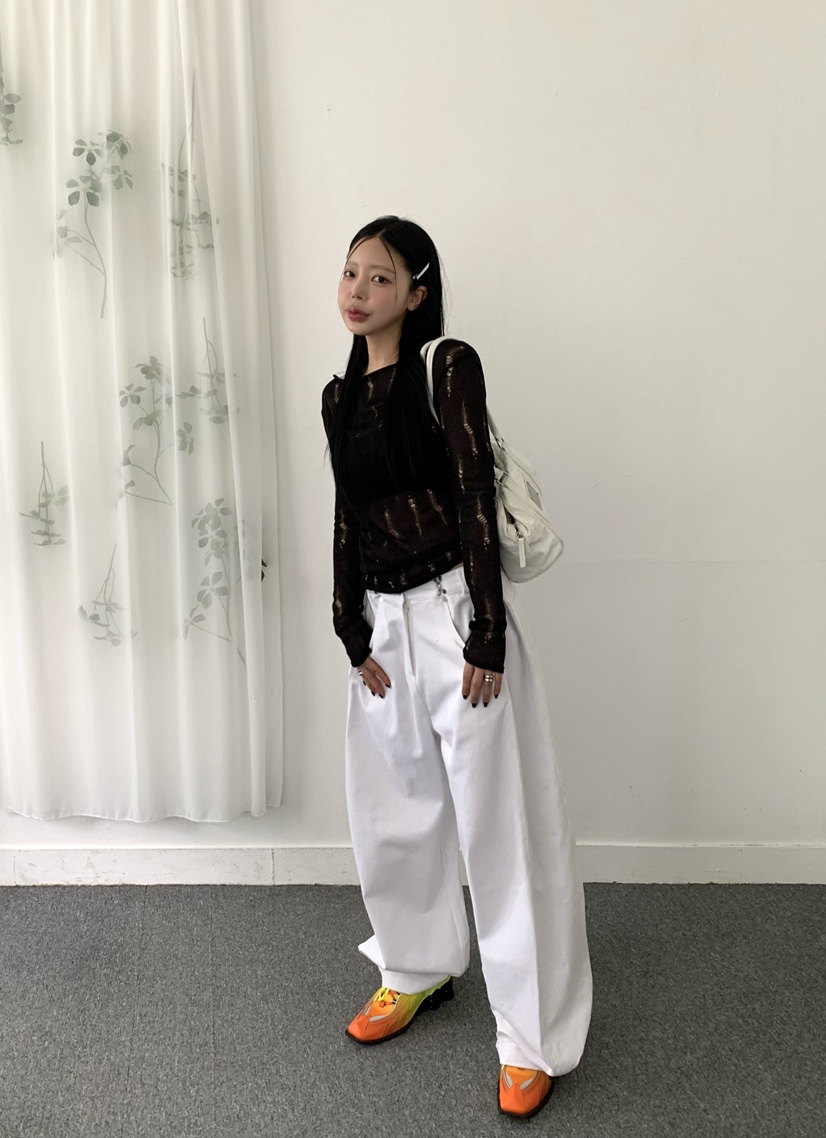 Seolo seoul韓國直郵東大門代購女裝新品熱賣24秋夏休閑褲Seolo seoul休閑褲