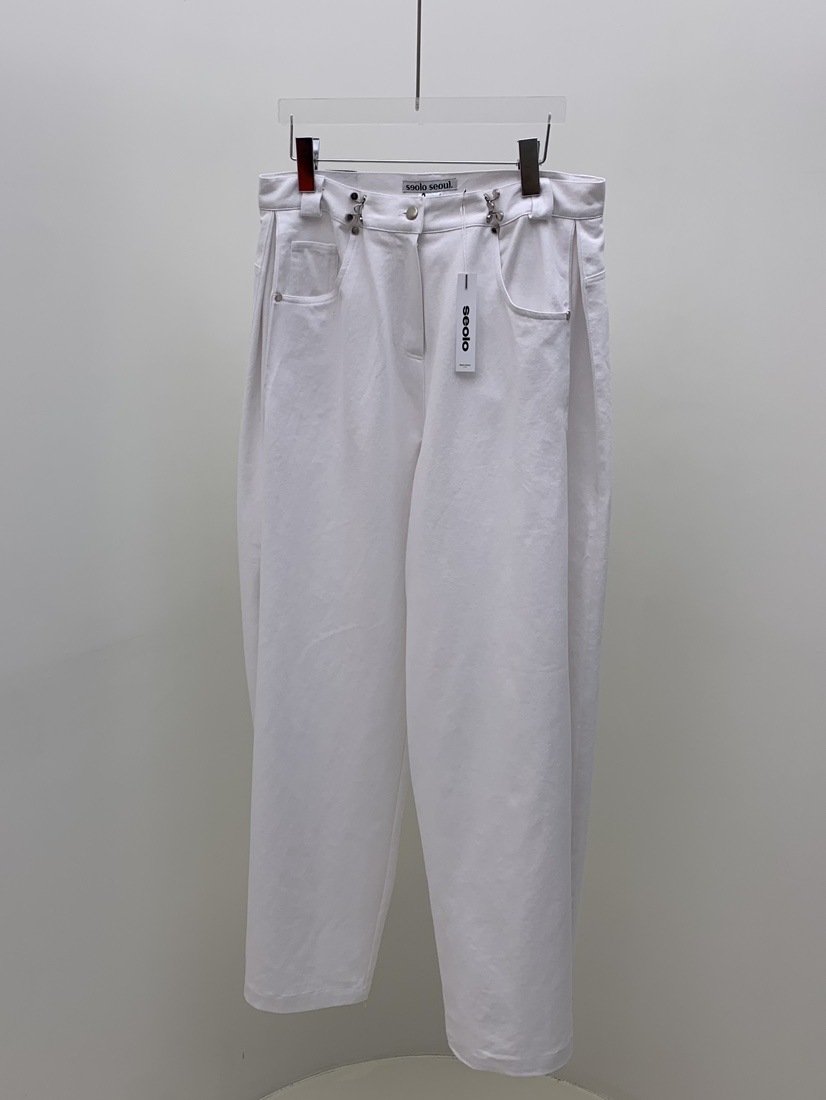 Seolo seoul韓國直郵東大門代購女裝新品熱賣24秋夏休閑褲Seolo seoul休閑褲