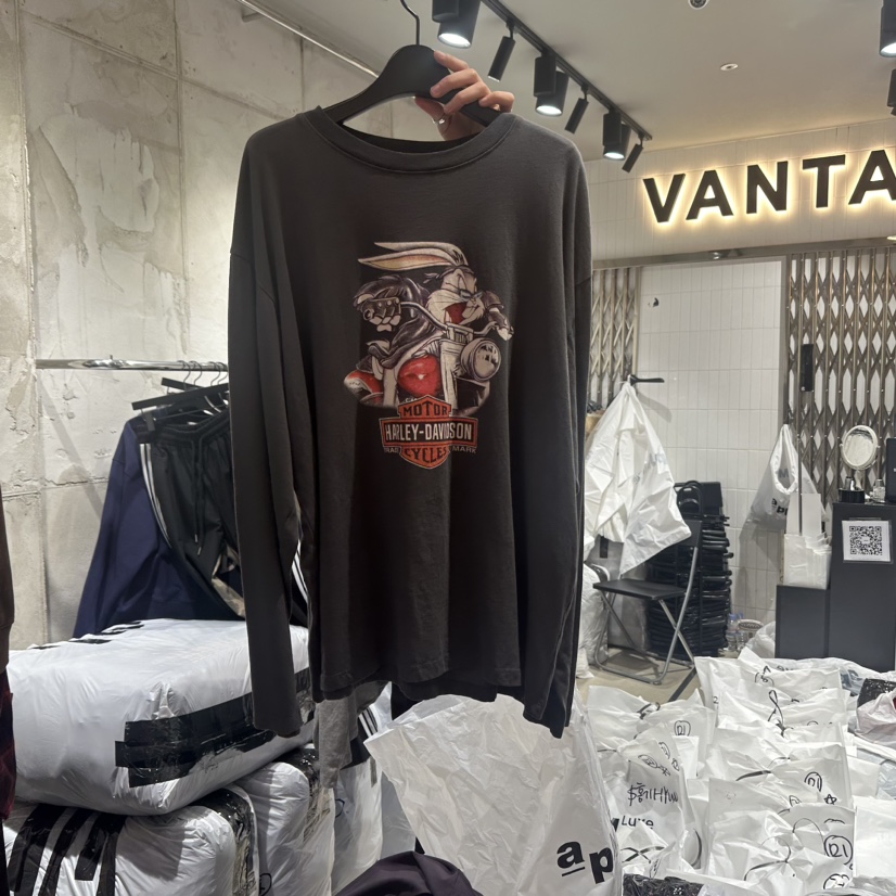 VANTA韓國直郵女士新品熱賣推薦真品休閑職業時尚24秋夏長袖T恤VANTA長袖T恤圖色2