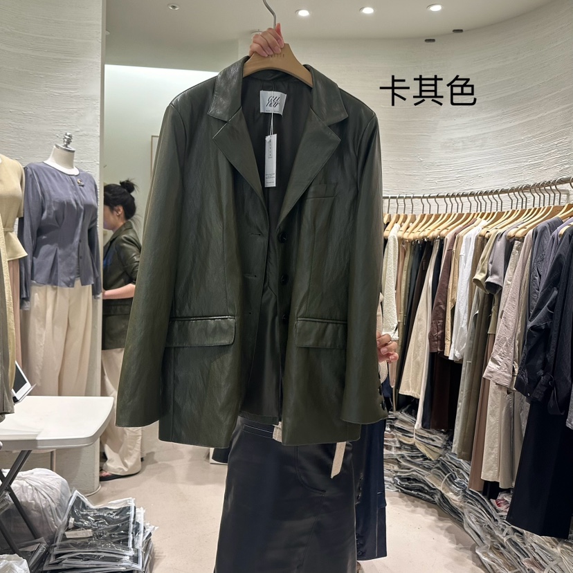 2BOTTLE韓國直郵女士新款職業休閑人氣真品24秋夏時尚夾克2BOTTLE夾克圖色2