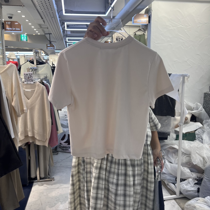 PLANTS ON GRAY直郵韓國代購女裝新款職業推薦人氣熱賣T恤PLANTS ON GRAYT恤