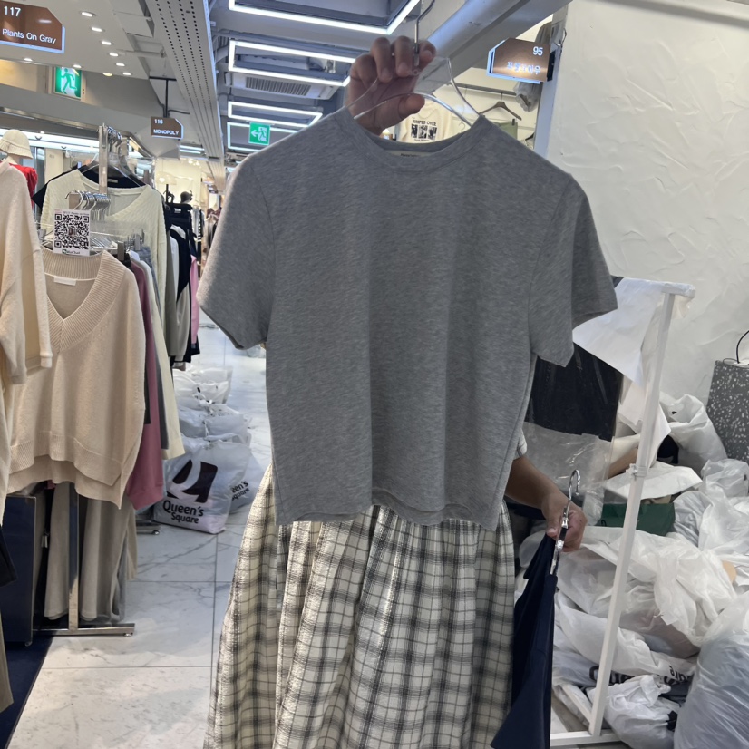 PLANTS ON GRAY直郵韓國代購女裝新款職業推薦人氣熱賣T恤PLANTS ON GRAYT恤圖色2