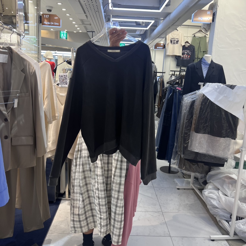 PLANTS ON GRAY韓國直郵東大門實拍女裝新品休閑人氣衛衣PLANTS ON GRAY衛衣圖色3