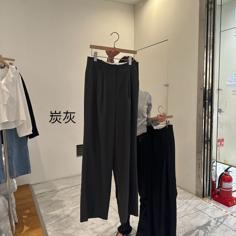 FL LANEL韓國直郵女裝新品休閑真品熱賣職業24春夏休閑褲FL LANEL休閑褲圖色2