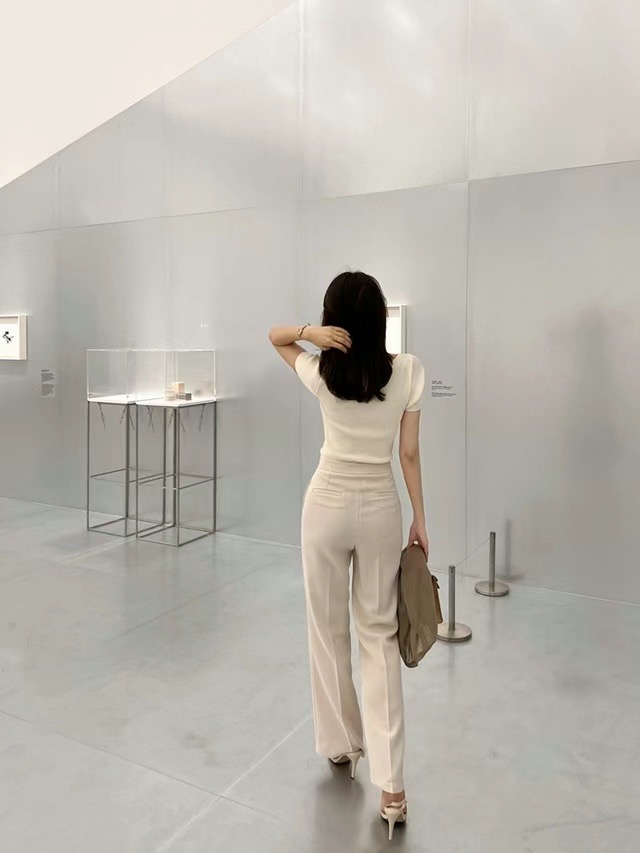 BOUND韓國直郵東大門實拍女裝新品推薦職業熱賣休閑正裝褲西褲BOUND正裝褲/西褲