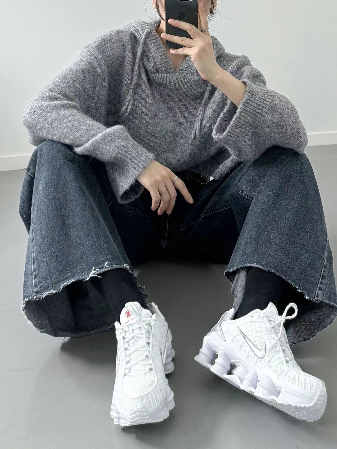DOUBLEM韓國直郵女裝新款熱賣真品24秋冬時尚職業人氣牛仔褲DOUBLEM牛仔褲
