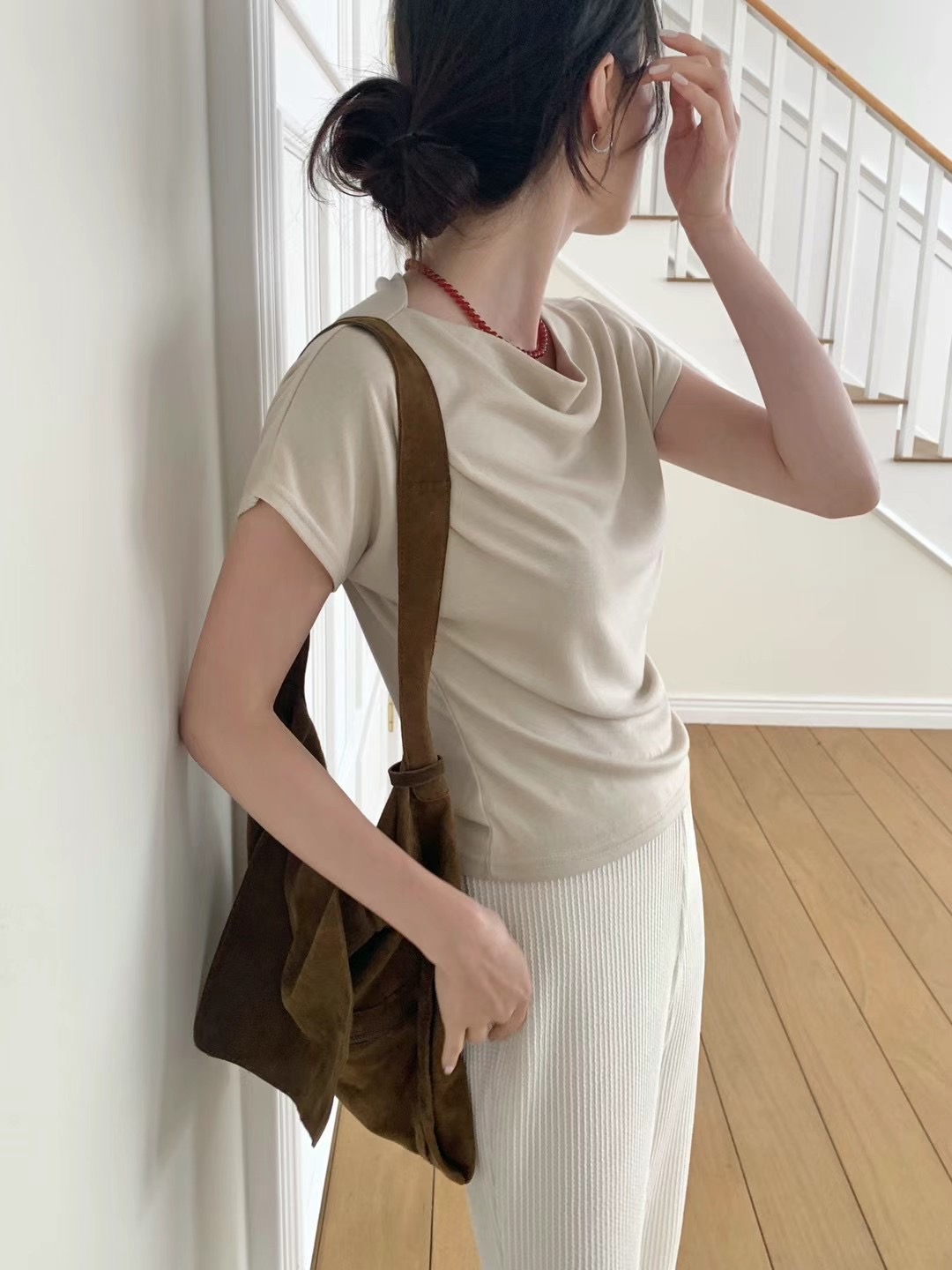 OUIR韓國直郵東大門實拍女裝新品真品熱賣推薦職業襯衫蕾絲衫OUIR襯衫/蕾絲衫