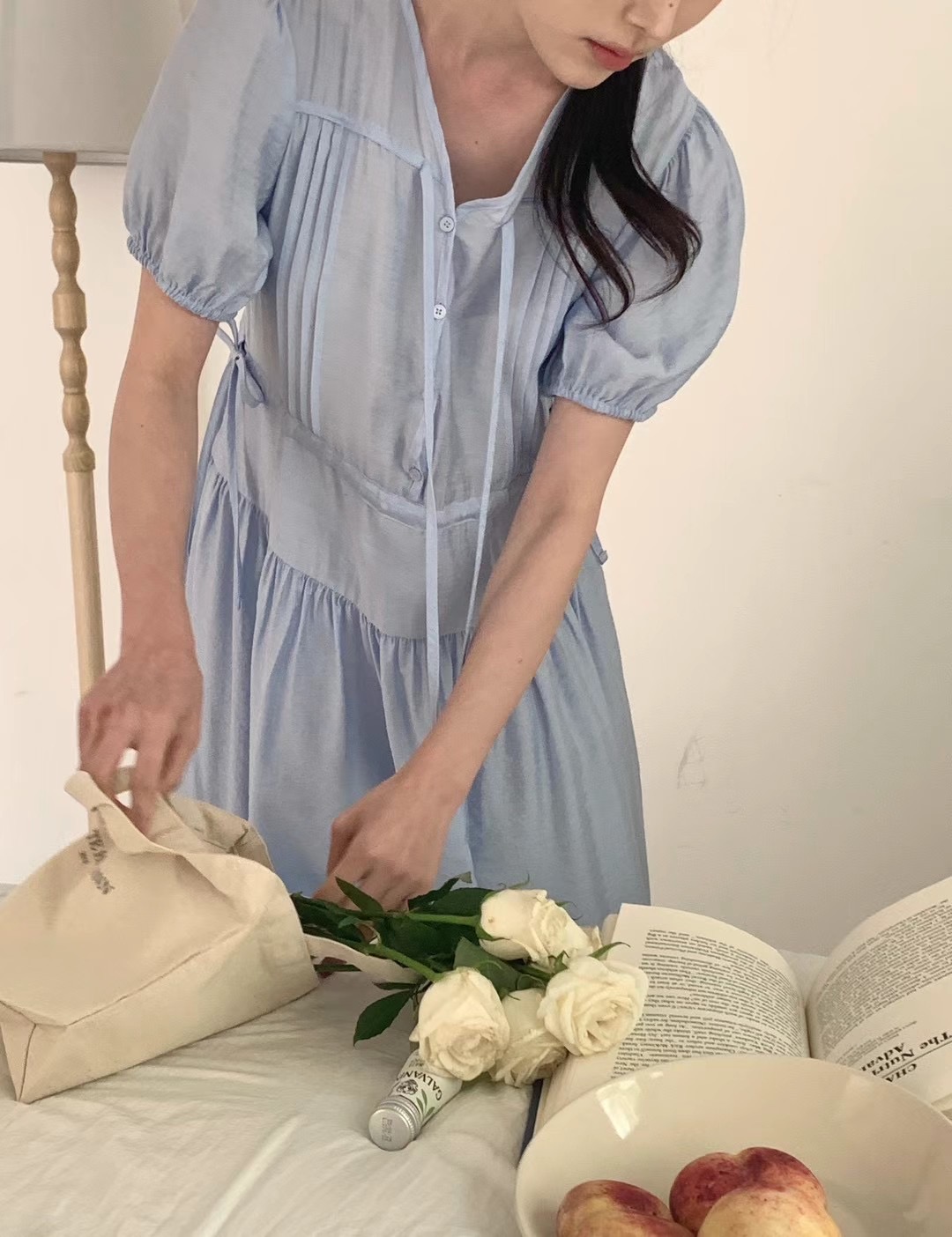 OUIR韓國直郵東大門代購女裝新款時尚真品推薦24秋冬連衣裙OUIR連衣裙