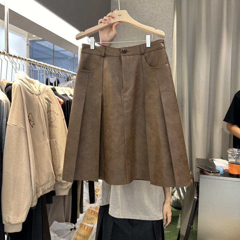 AMOEBA直郵韓國代購女裝新款推薦休閑職業真品半身裙中短裙AMOEBA半身裙/中短裙