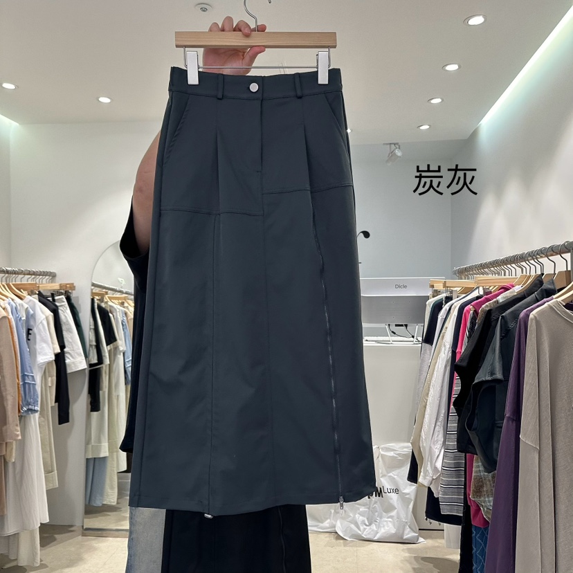 FAR韓國直郵女裝新款真品時尚人氣24秋冬職業半身裙中短裙X-MOOD半身裙/中短裙圖色1