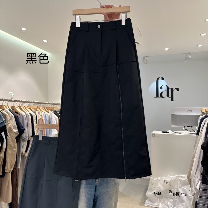 FAR韓國直郵女裝新款真品時尚人氣24秋冬職業半身裙中短裙X-MOOD半身裙/中短裙圖色2