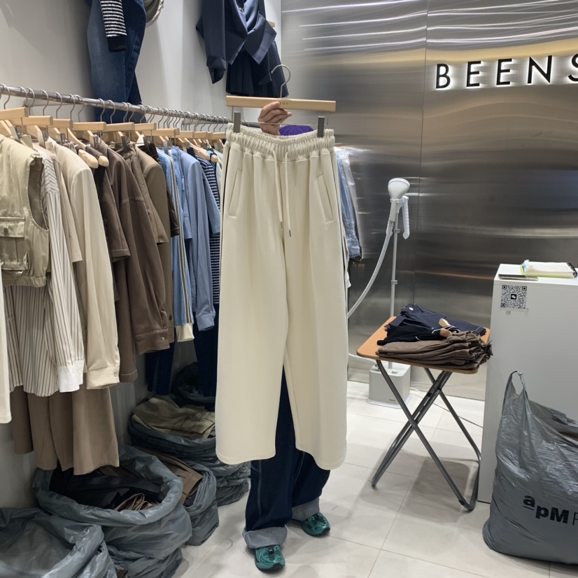 BEENS韓國直郵女裝新品休閑真品24秋冬人氣熱賣時尚休閑褲BEENS休閑褲圖色2