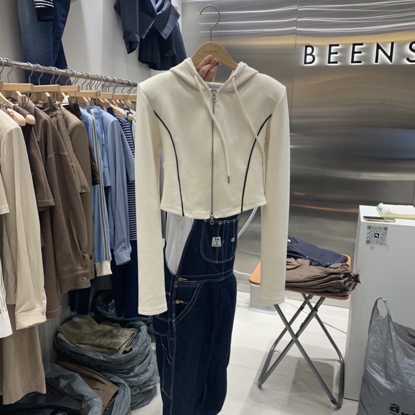 BEENS韓國直郵東大門實拍女裝新款真品時尚休閑熱賣職業衛衣BEENS衛衣圖色2