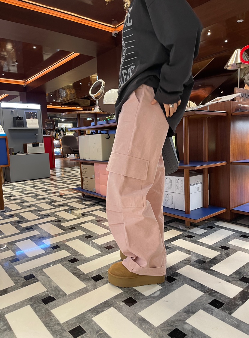 CRACKERS直郵韓國代購女裝新品休閑熱賣職業24秋冬休閑褲CRACKERS休閑褲
