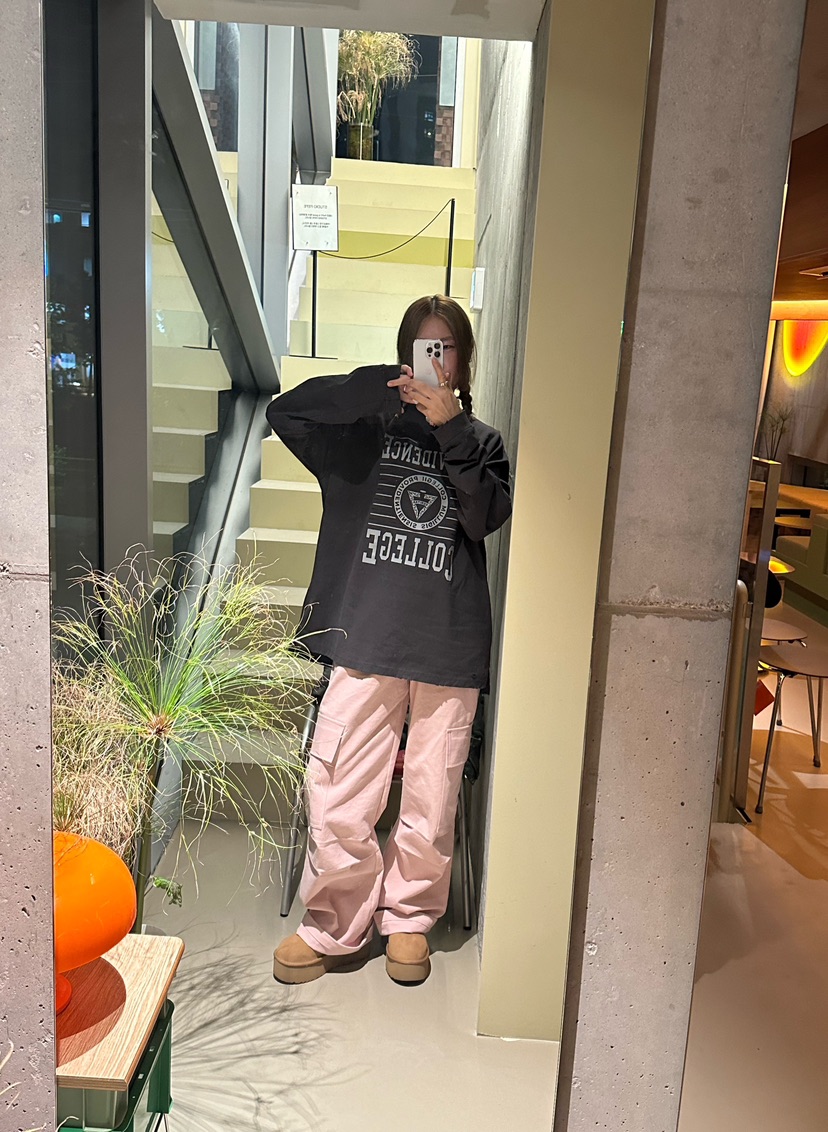CRACKERS直郵韓國代購女裝新品休閑熱賣職業24秋冬休閑褲CRACKERS休閑褲