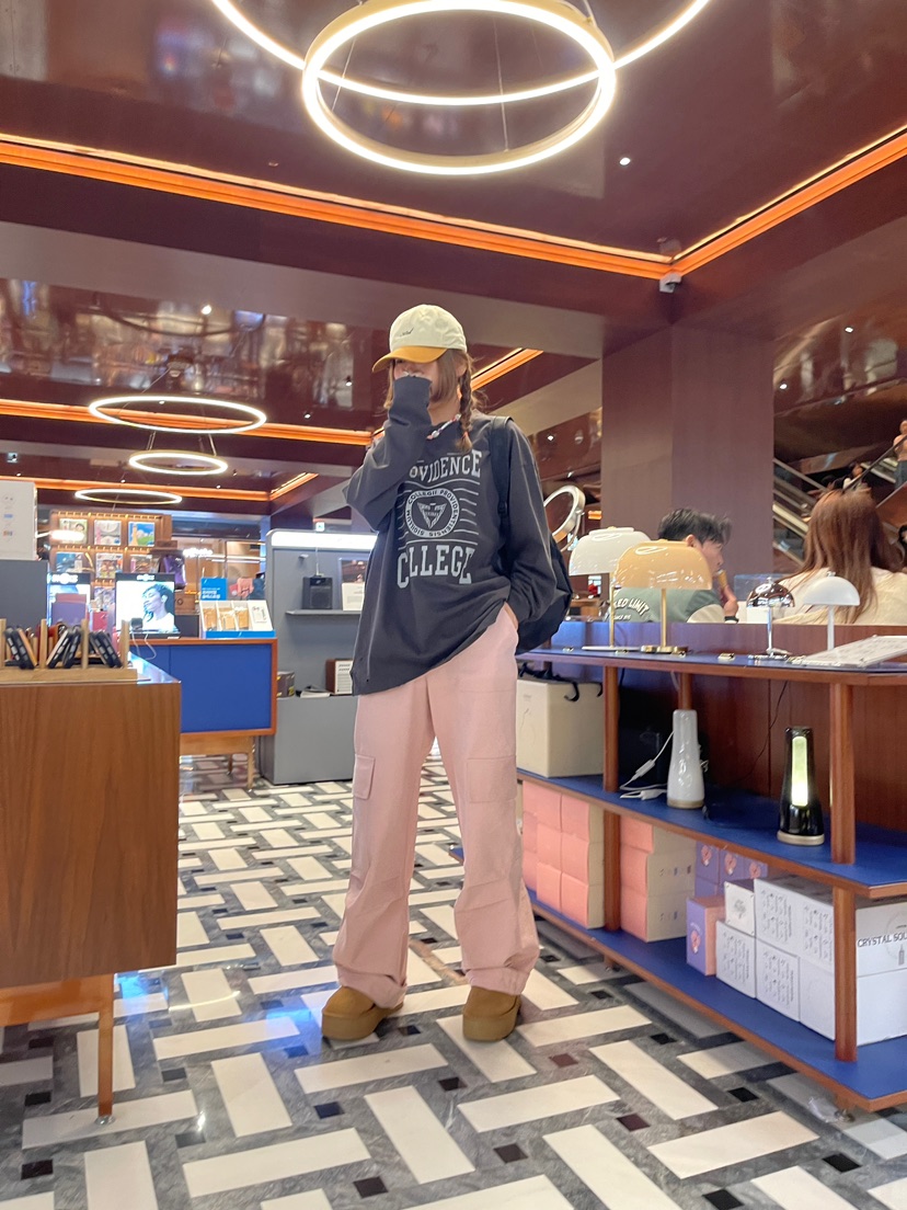 CRACKERS直郵韓國代購女裝新品休閑熱賣職業24秋冬休閑褲CRACKERS休閑褲