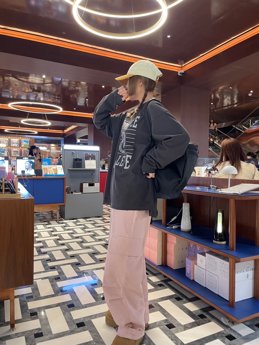 CRACKERS直郵韓國代購女裝新品休閑熱賣職業24秋冬休閑褲CRACKERS休閑褲