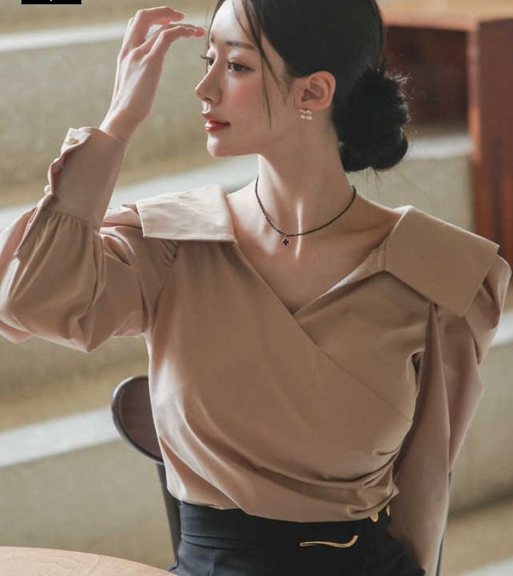火Ⅱ-화투-T韓國直郵東大門代購女裝新品人氣熱賣襯衫蕾絲衫火Ⅱ襯衫/蕾絲衫