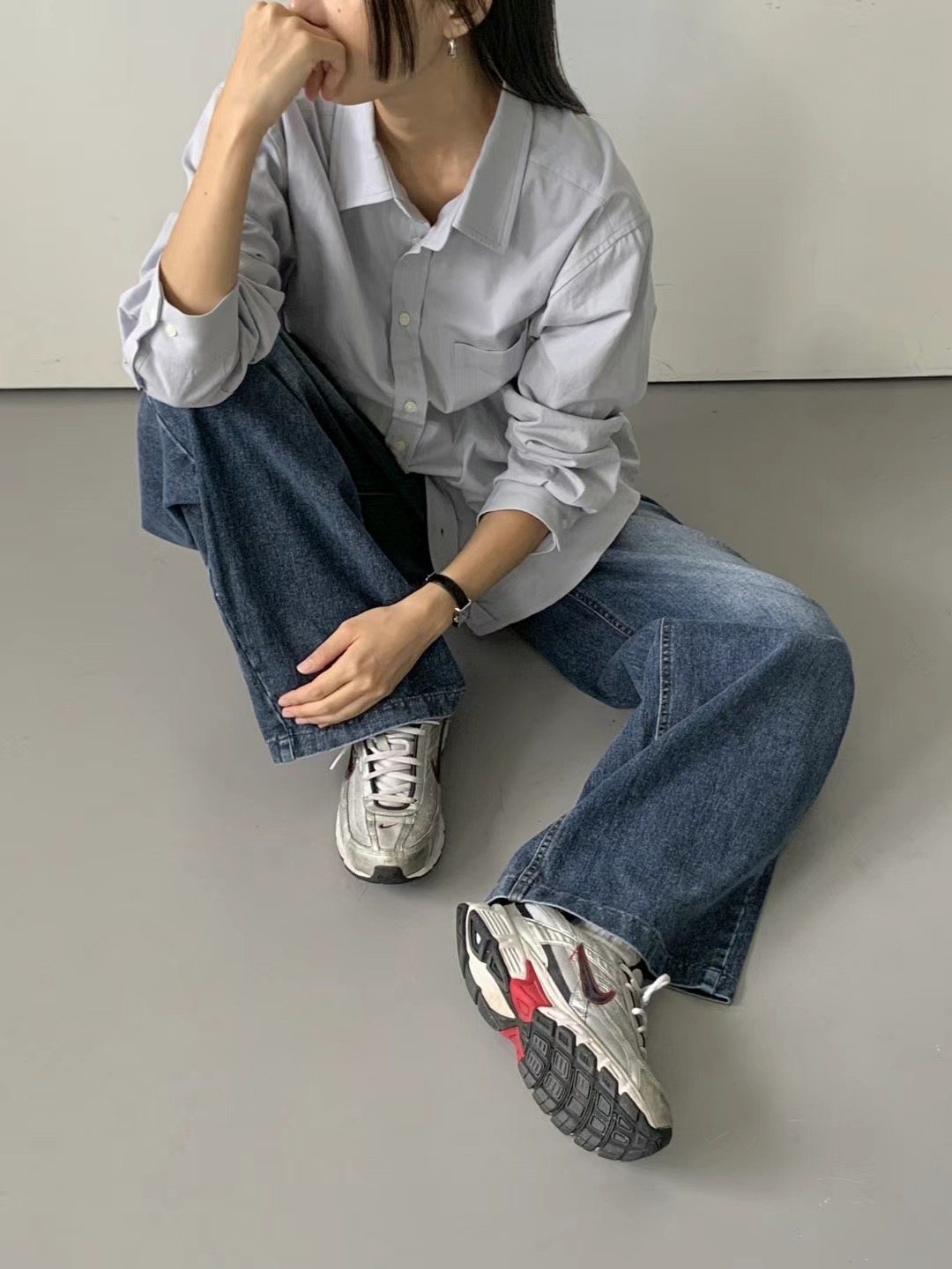 BLUE GIRL韓國直郵東大門代購女裝新品真品職業推薦牛仔褲BLUE GIRL牛仔褲