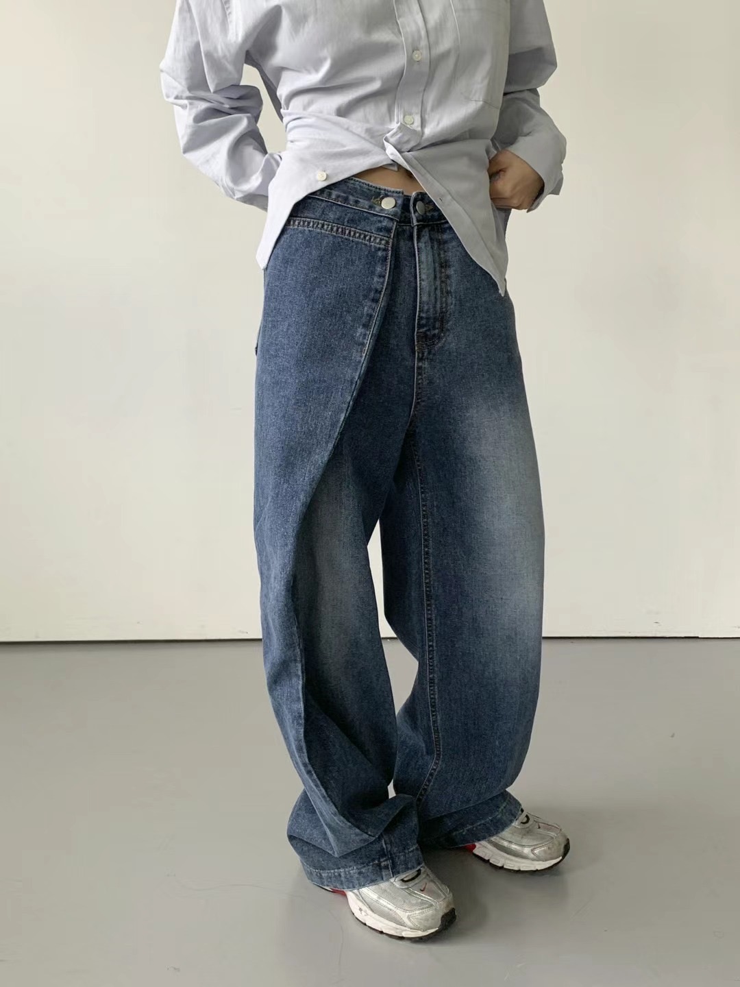 BLUE GIRL韓國直郵東大門代購女裝新品真品職業推薦牛仔褲BLUE GIRL牛仔褲圖色1