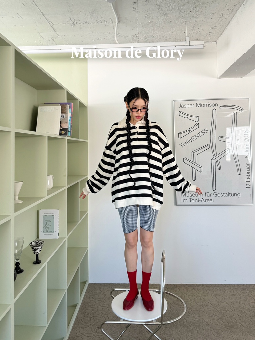 MAISON DE GLORY韓國直郵東大門代購女裝新品時尚人氣衛衣MAISON DE GLORY衛衣圖色2