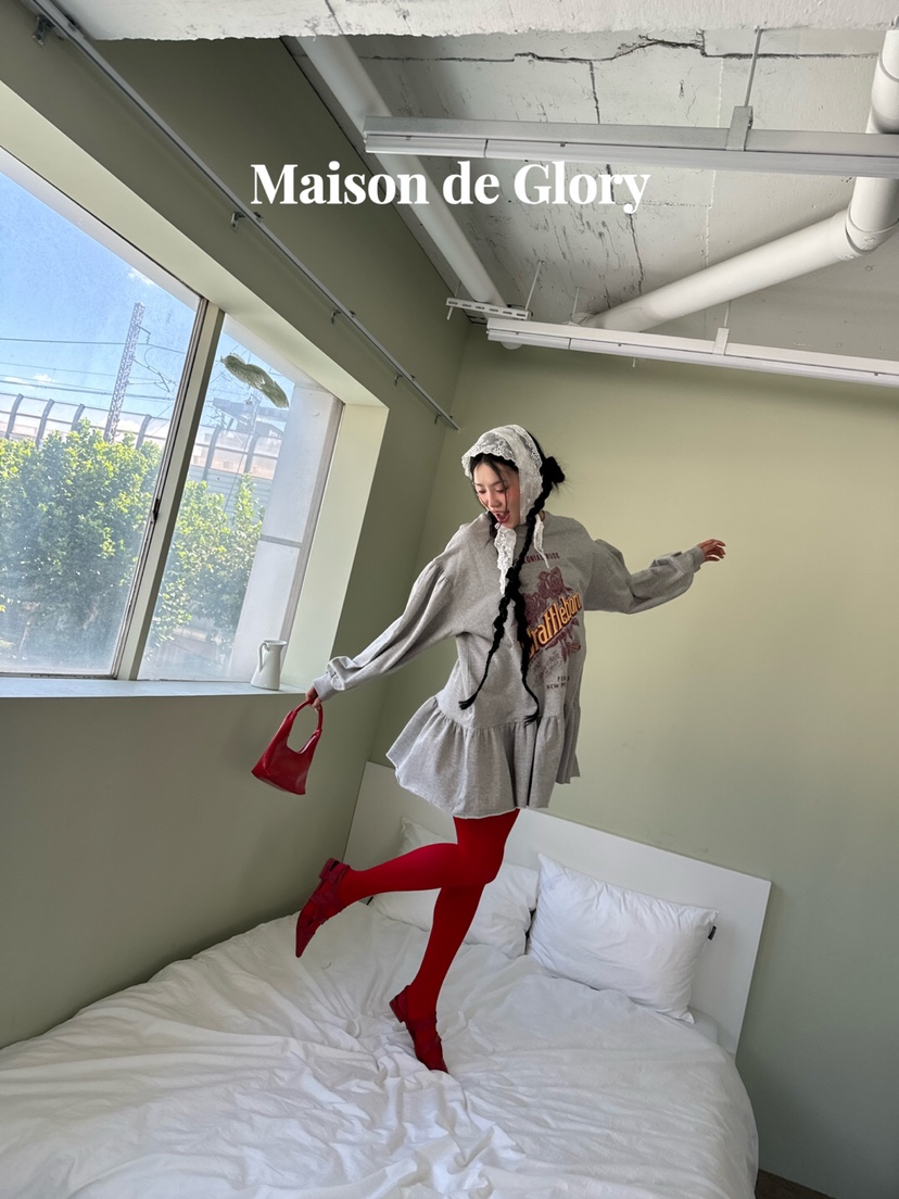 MAISON DE GLORY韓國直郵東大門實拍女裝新品推薦休閑連衣裙MAISON DE GLORY連衣裙