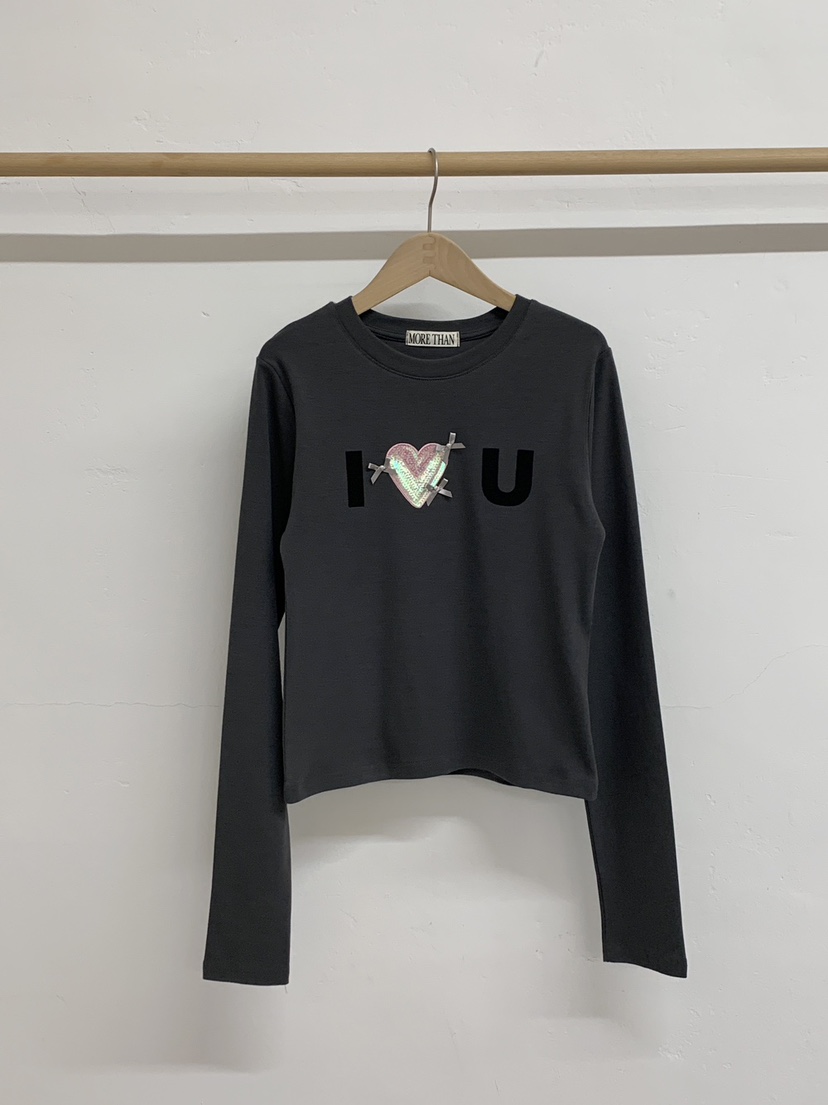MORE THAN直郵韓國代購女裝新款時尚24秋冬推薦真品長袖T恤MORE THAN長袖T恤圖色3