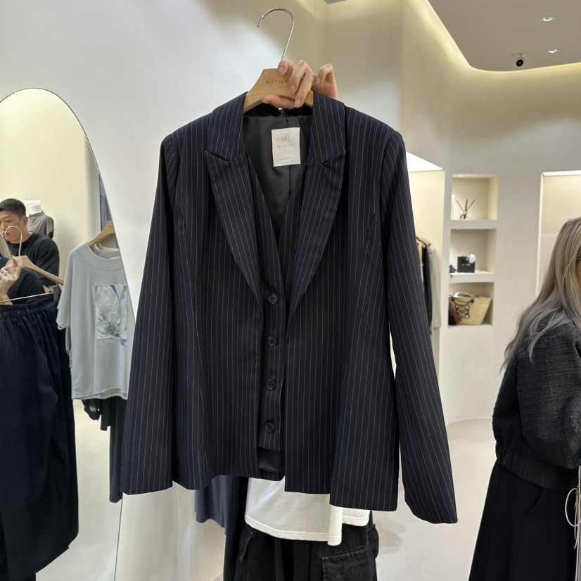 MATIERE韓國直郵女裝新品人氣職業推薦熱賣時尚真品休閑夾克MATIERE夾克圖色2