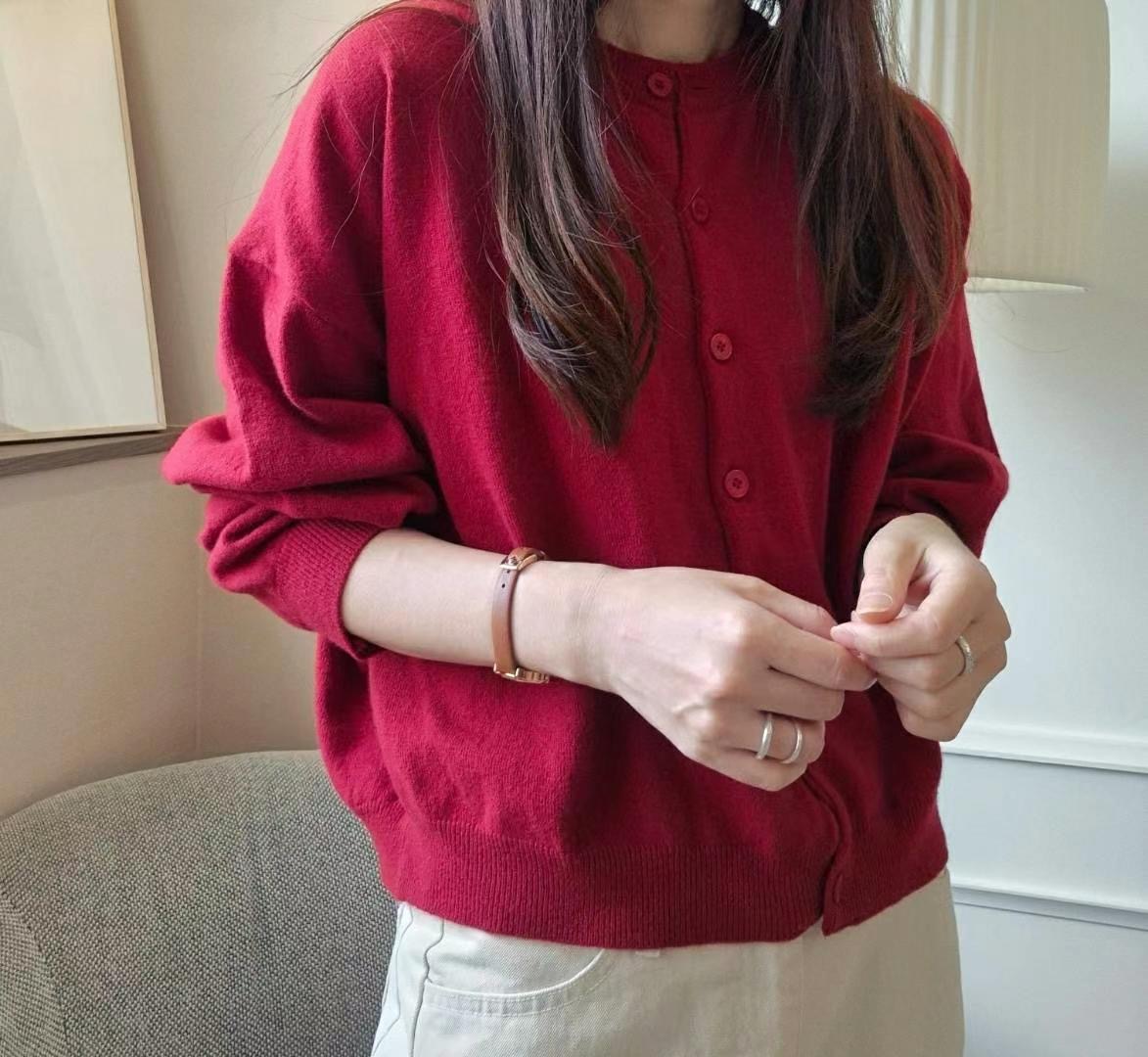 BOUNDARY韓國直郵東大門實拍女裝新品推薦24秋冬人氣針織衫BOUNDARY針織衫圖色1