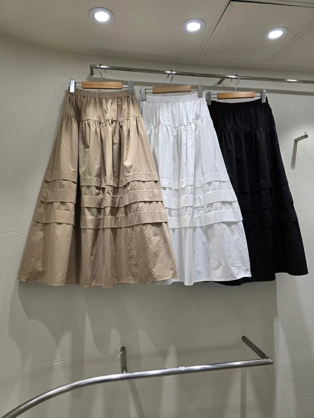 BASIC FEMME-베이직팜므-OT直郵韓國代購女裝新品熱賣長裙綁帶BASIC FEMME長裙