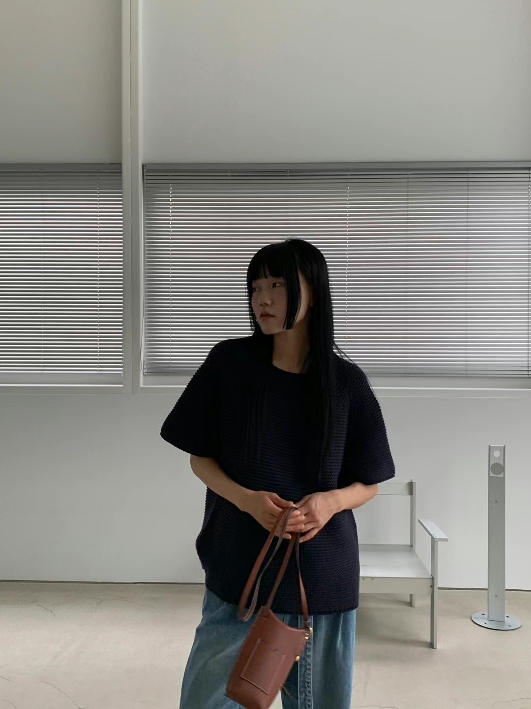 UNLESS韓國直郵女裝新款休閑職業人氣推薦24秋冬時尚針織衫UNLESS針織衫圖色2
