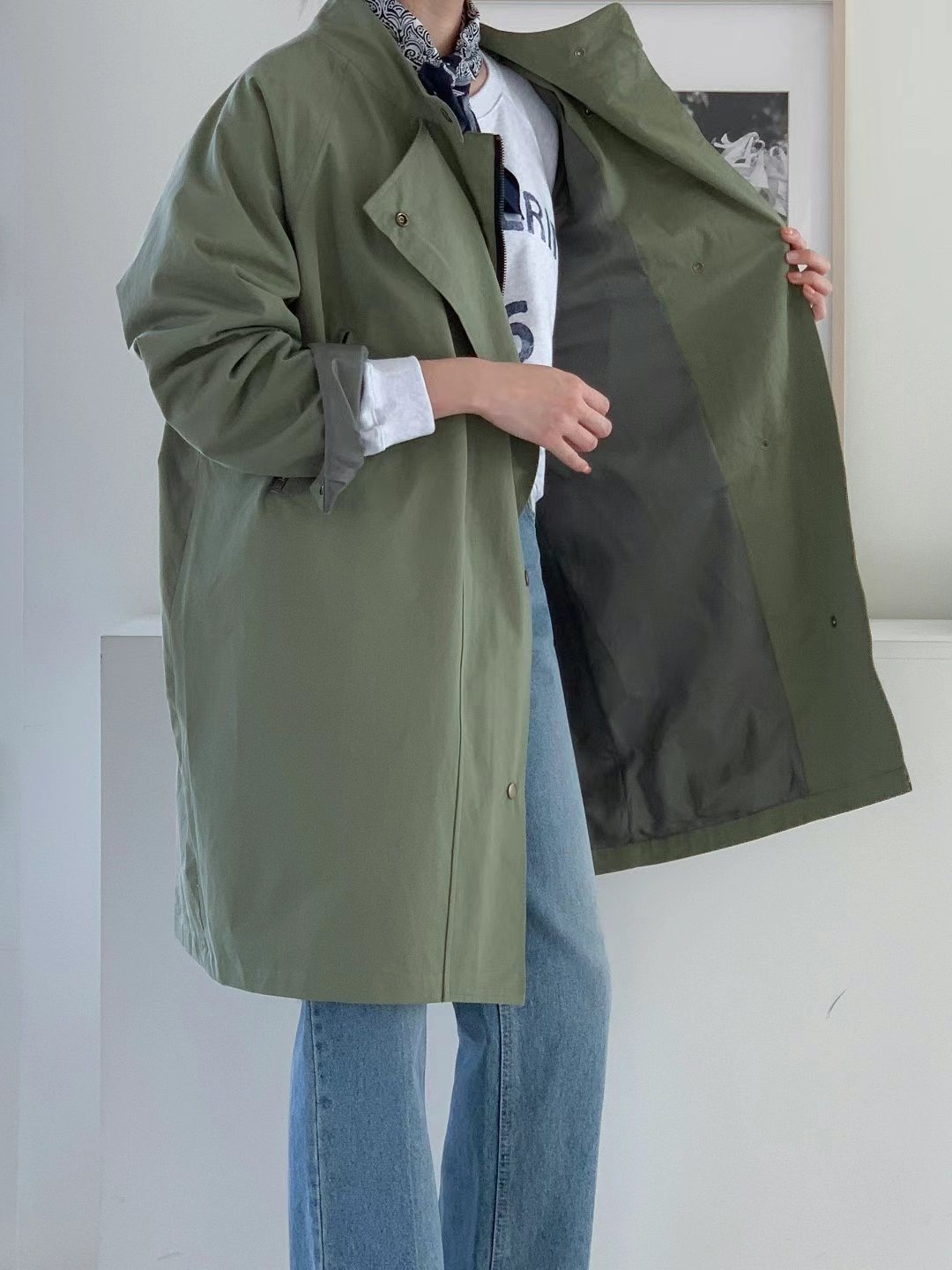 BASIC FEMME-베이직팜므-OT韓國直郵東大門代購女裝新款休閑夾克BASIC FEMME夾克