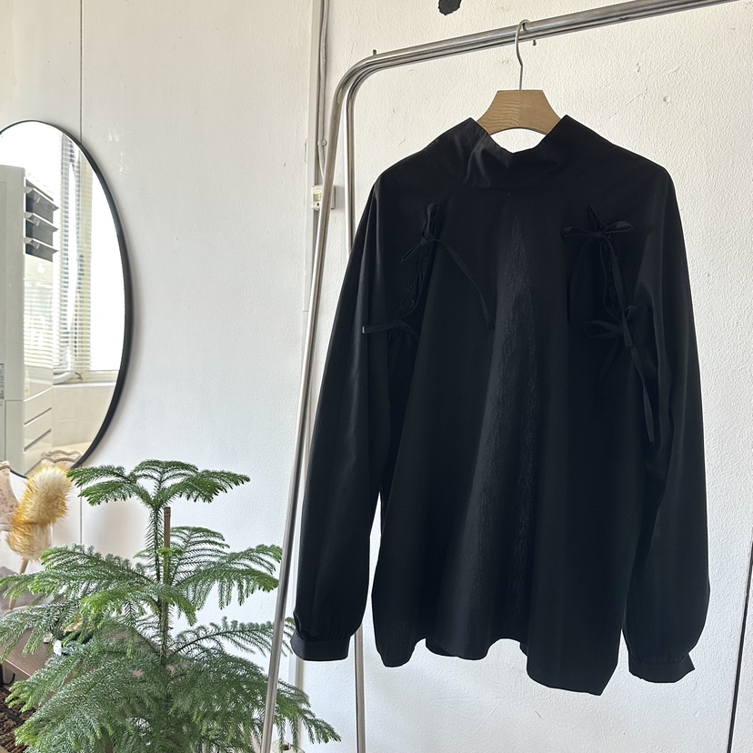 BONHEUR直郵韓國代購女裝新款推薦人氣24秋冬職業襯衫蕾絲衫BONHEUR-2件起襯衫/蕾絲衫圖色2