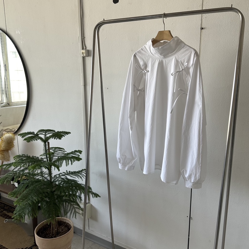 BONHEUR直郵韓國代購女裝新款推薦人氣24秋冬職業襯衫蕾絲衫BONHEUR-2件起襯衫/蕾絲衫圖色4