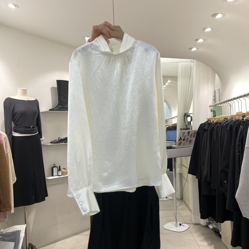 cornerbloom/3rooms直郵韓國代購女裝新品職業襯衫蕾絲衫THE SUIT BAR襯衫/蕾絲衫