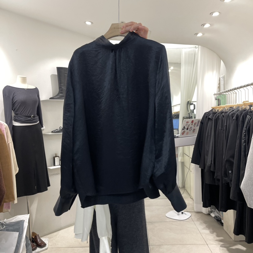 cornerbloom/3rooms直郵韓國代購女裝新品職業襯衫蕾絲衫THE SUIT BAR襯衫/蕾絲衫圖色2