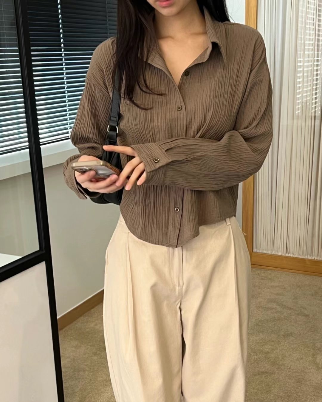 TTEROO-떼루-T直郵韓國代購女裝新款真品推薦人氣襯衫蕾絲衫tteroo&terroir襯衫/蕾絲衫