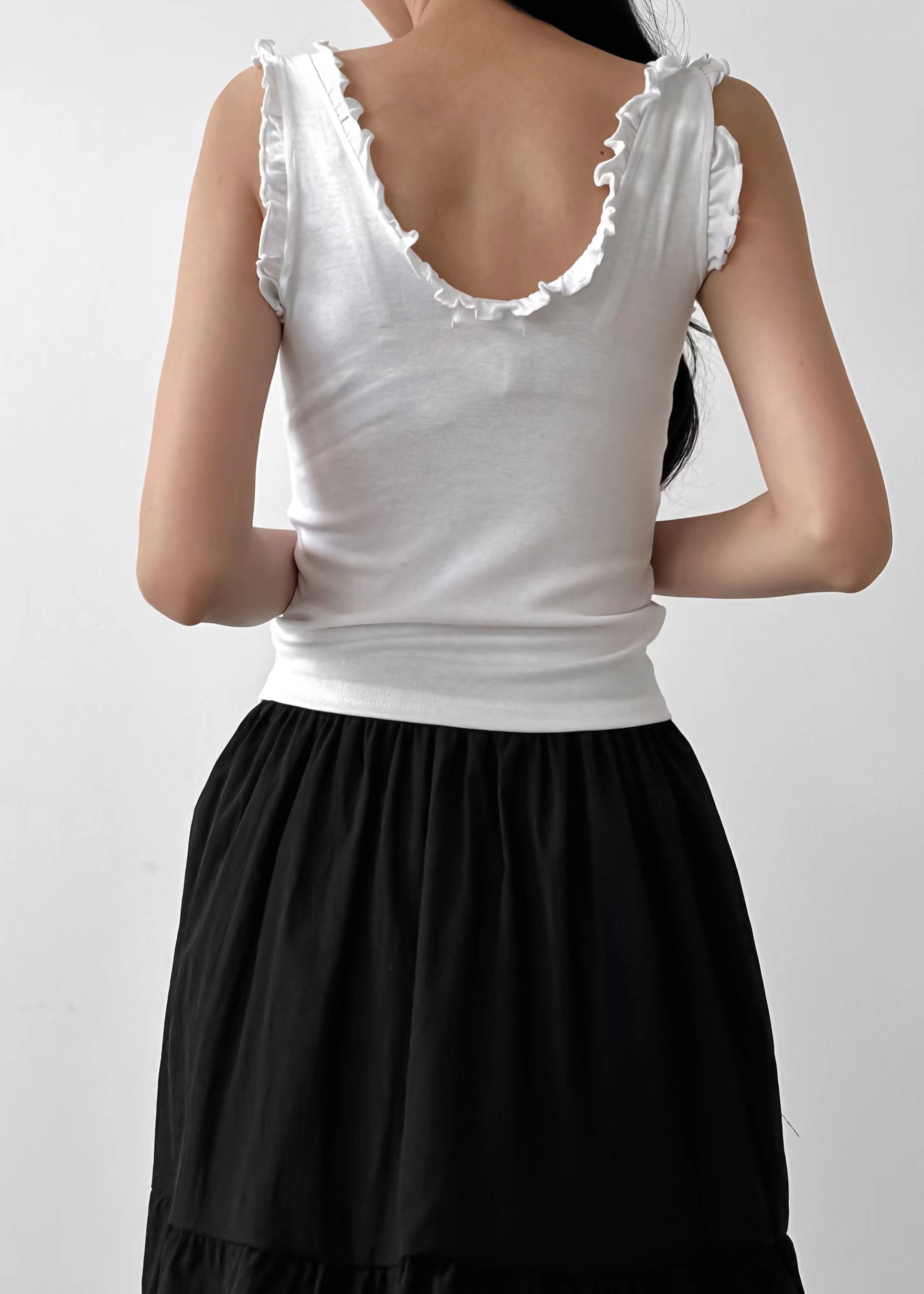 BCLOTHES-ot韓國直郵東大門實拍女裝新品24秋冬吊帶背心BCLOTHES吊帶/背心