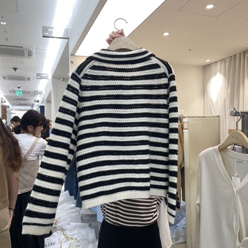 AFTERGLOW韓國直郵東大門實拍女裝新品人氣真品24秋冬針織衫AFTERGLOW針織衫