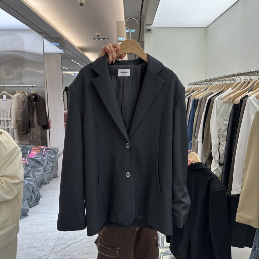 CHAV直郵韓國代購女裝新款人氣真品熱賣推薦休閑職業24秋冬夾克CHAV夾克圖色2