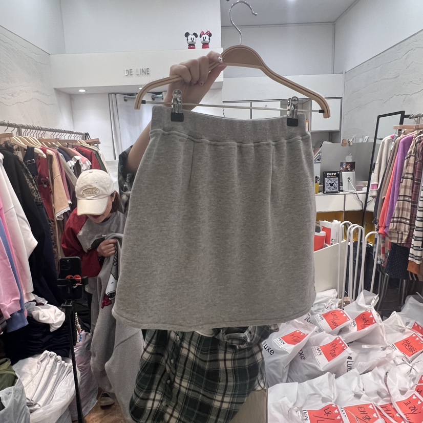 DE LINE韓國直郵東大門代購女裝新品時尚推薦熱賣人氣短裙DE LINE短裙