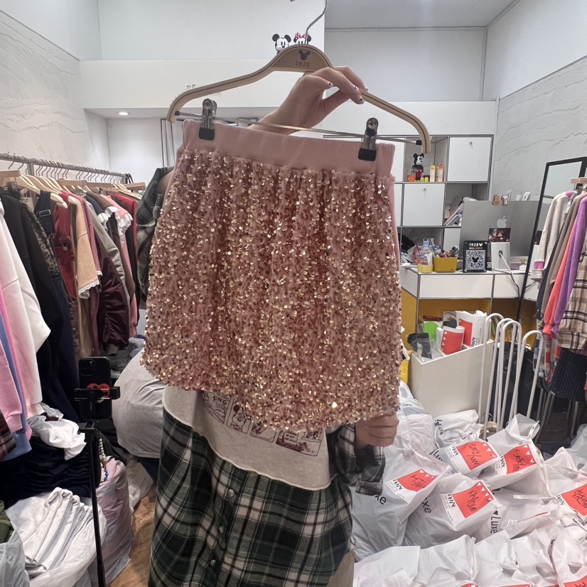 DE LINE韓國直郵東大門代購女裝新品時尚推薦熱賣人氣短裙DE LINE短裙圖色3