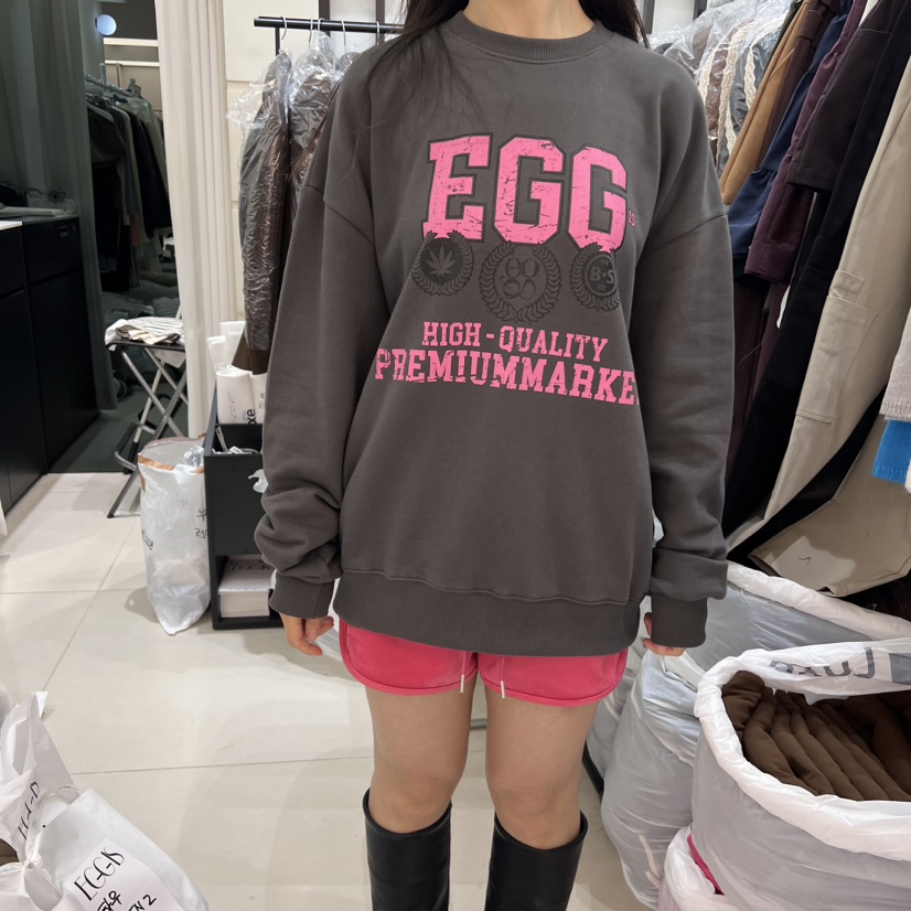 EGG IS韓國直郵東大門實拍女裝新品休閑時尚人氣熱賣推薦衛衣EGG IS衛衣圖色2