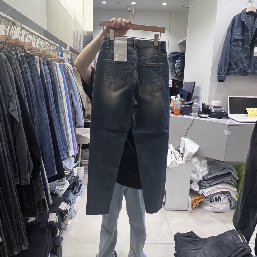 ODIF韓國直郵東大門代購女裝新款時尚熱賣24秋冬推薦牛仔褲ODIF牛仔褲
